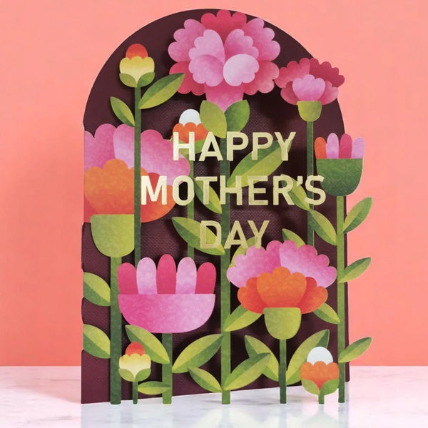 Hummingbird Flowers Mothers Day Card - Paper Tiger