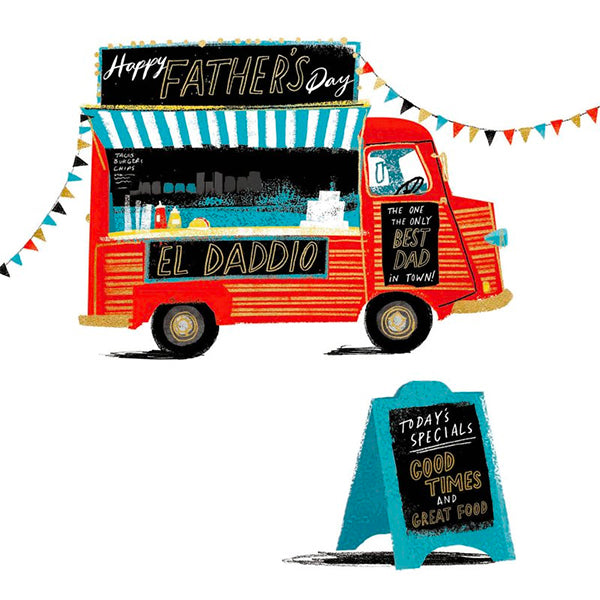 El Daddio Food Truck Father's Day Card