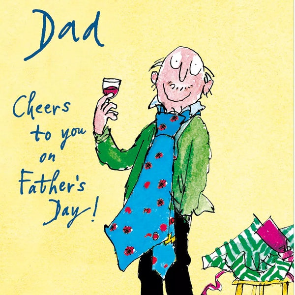Quentin Blake Cheers To You On Father's Day Card