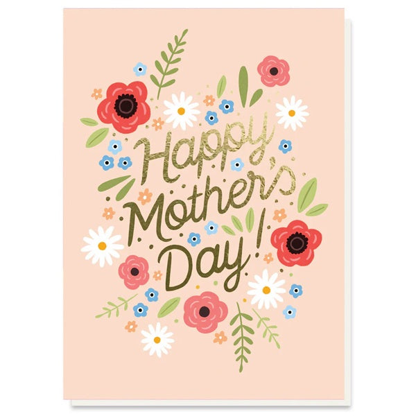 Peach Floral Mothers Day Card - Paper Tiger