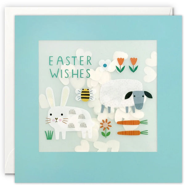 Easter Wishes Paper Shakies Card - Paper Tiger