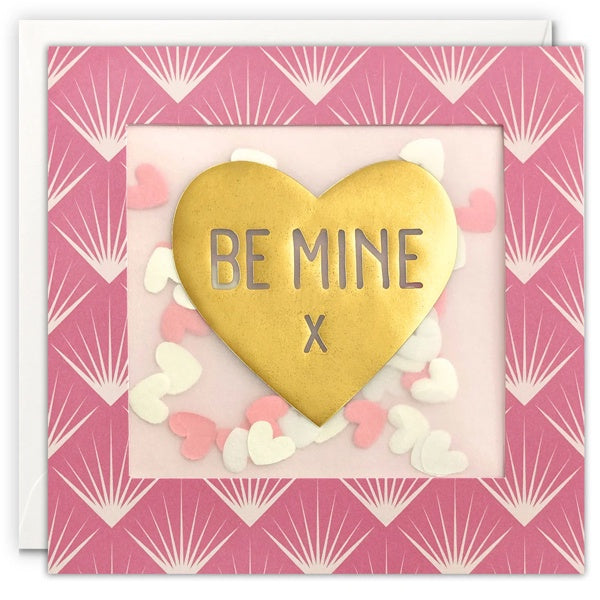 Be Mine Deco Shakies Card - Paper Tiger
