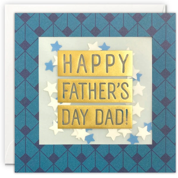 Happy Father's Day Dad Deco Shakies Card - Paper Tiger