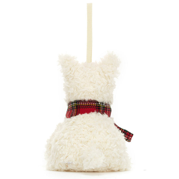 Jellycat Munro Scottie Dog Decoration - Paper Tiger