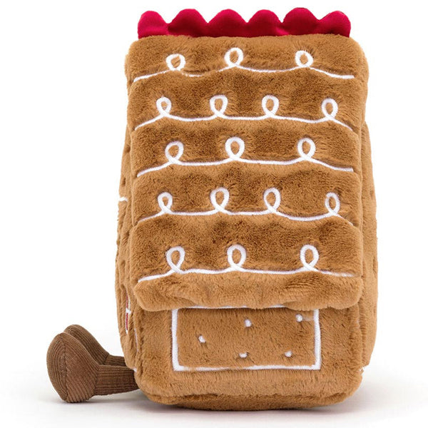 Jellycat Amuseables Gingerbread House - Paper Tiger