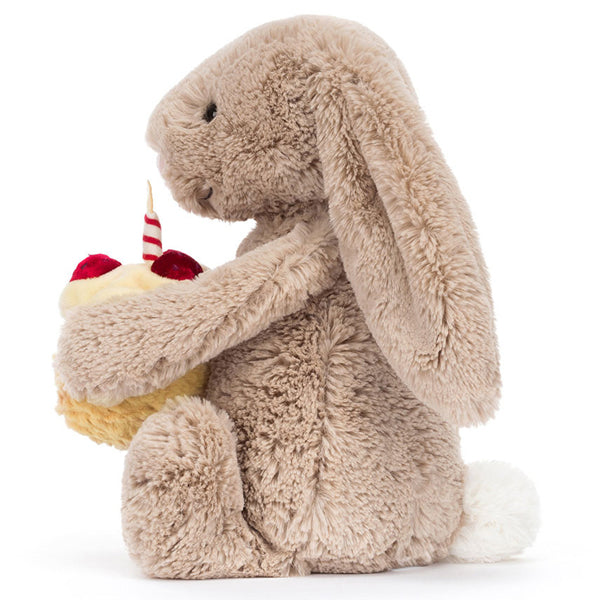 Jellycat Bashful Beige Bunny Birthday - Paper Tiger