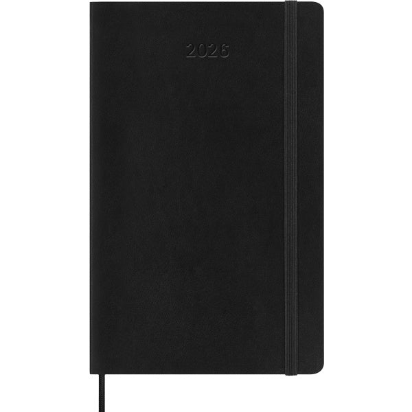 Moleskine 2026 12M Weekly Horizontal Planner Large Black Softcover