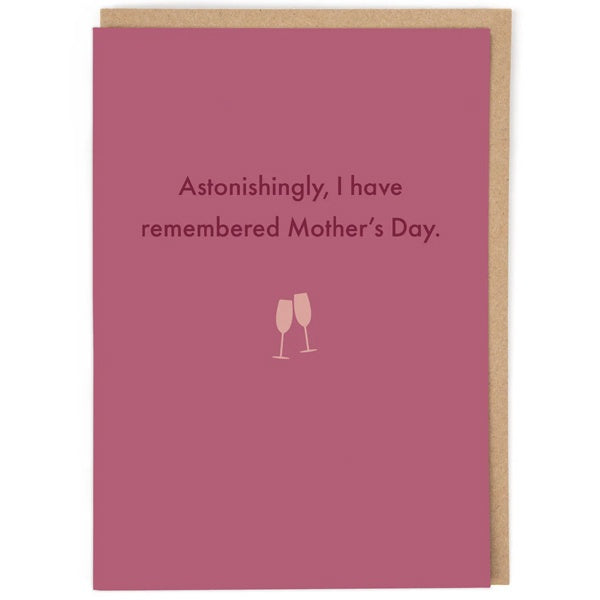 Remembered Mothers Day Card - Paper Tiger