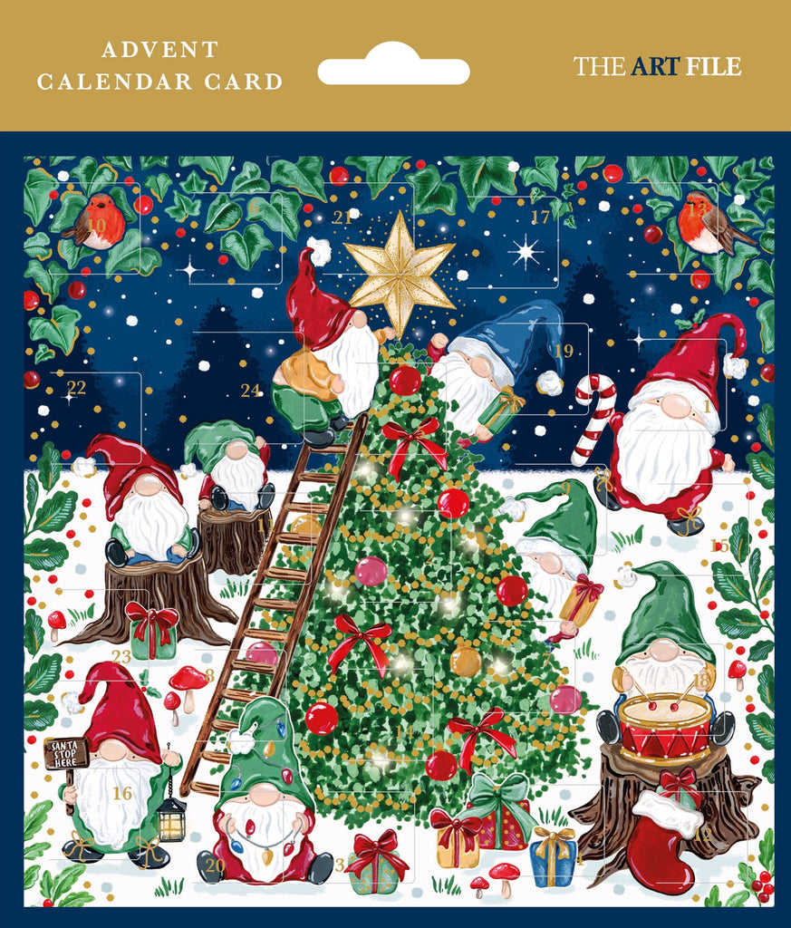 Going Gnome Advent Card