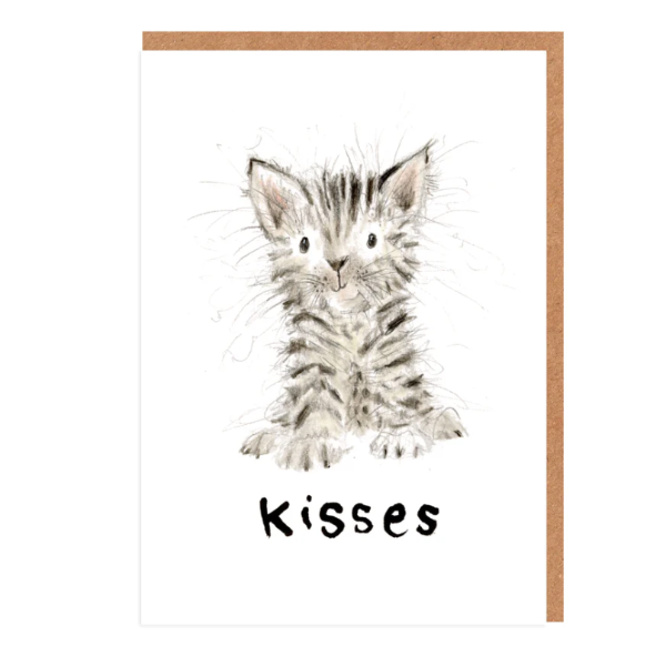 Kisses Clara Kitten Mini Card