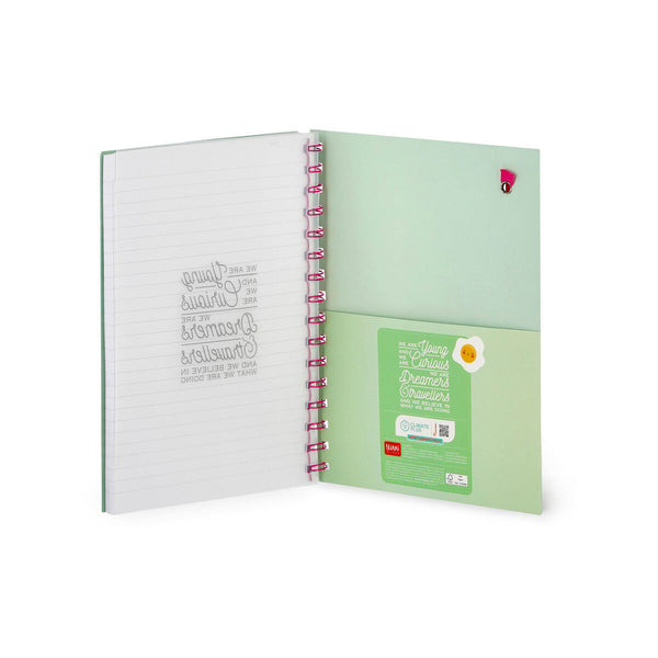Egg Sunny Side Up A5 Spiral Bound Lined Notebook Paper Tiger