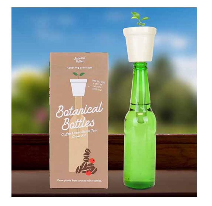 Bontanical Bottles Coffee Lover Bottle Top Grow Kit
