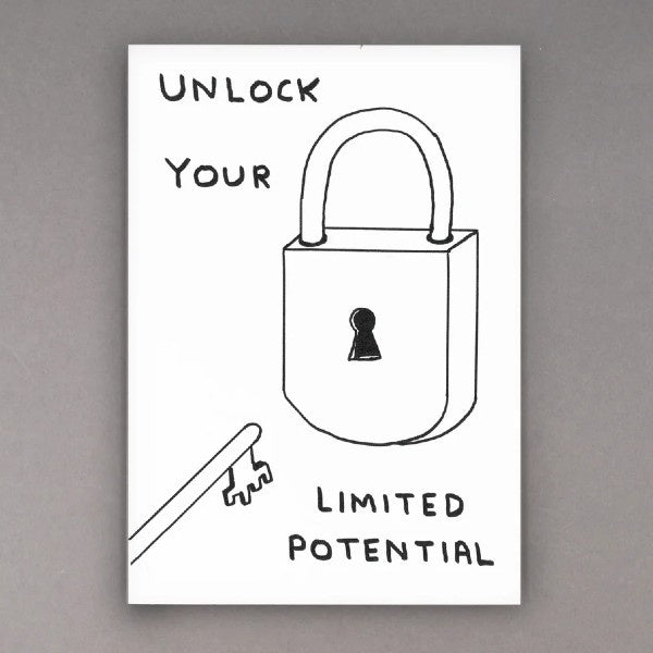 Unlock Your Limited Potential A5 Lined Notebook