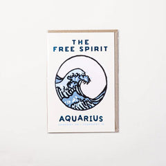 The Free Spirit Aquarius Card