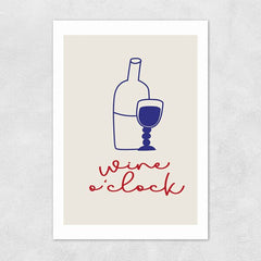 Wine O'Clock Card
