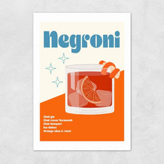 Negroni Cocktail Card