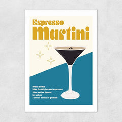 Espresso Martini Cocktail Card
