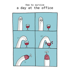 Survive A Day At The Office Card