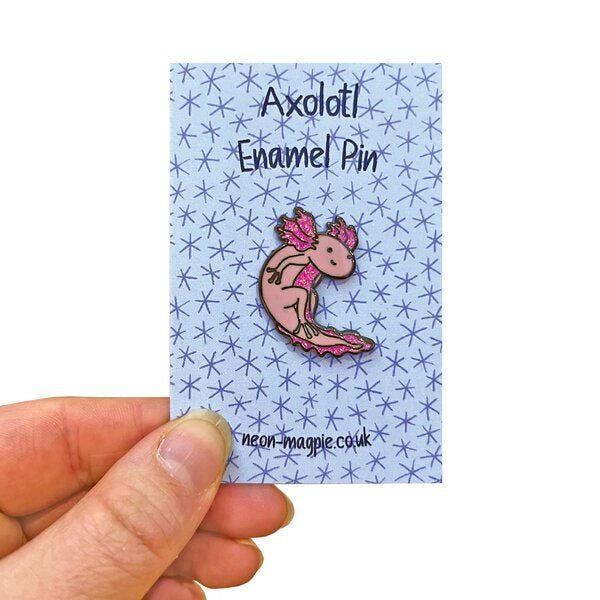 Axolotl Enamel Pin