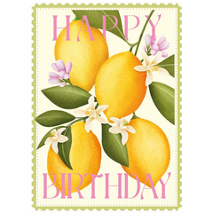 Lemons Birthday Card