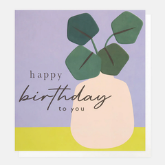 Happy Birthday Houseplant Card