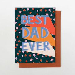 Best Dad Ever Stars Card