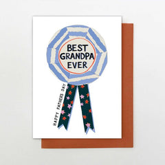 Best Grandad Rosette Card