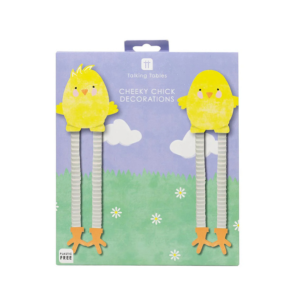 Spring Bunny Hanging Honeycomb Chick Decorations Pack of 2