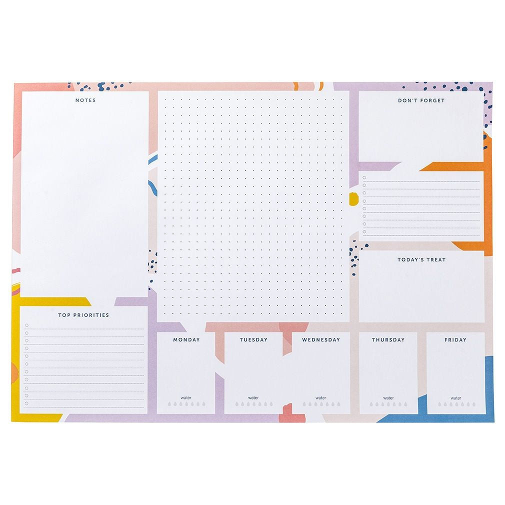 Busy B Bright Stripes A3 Desk Pad