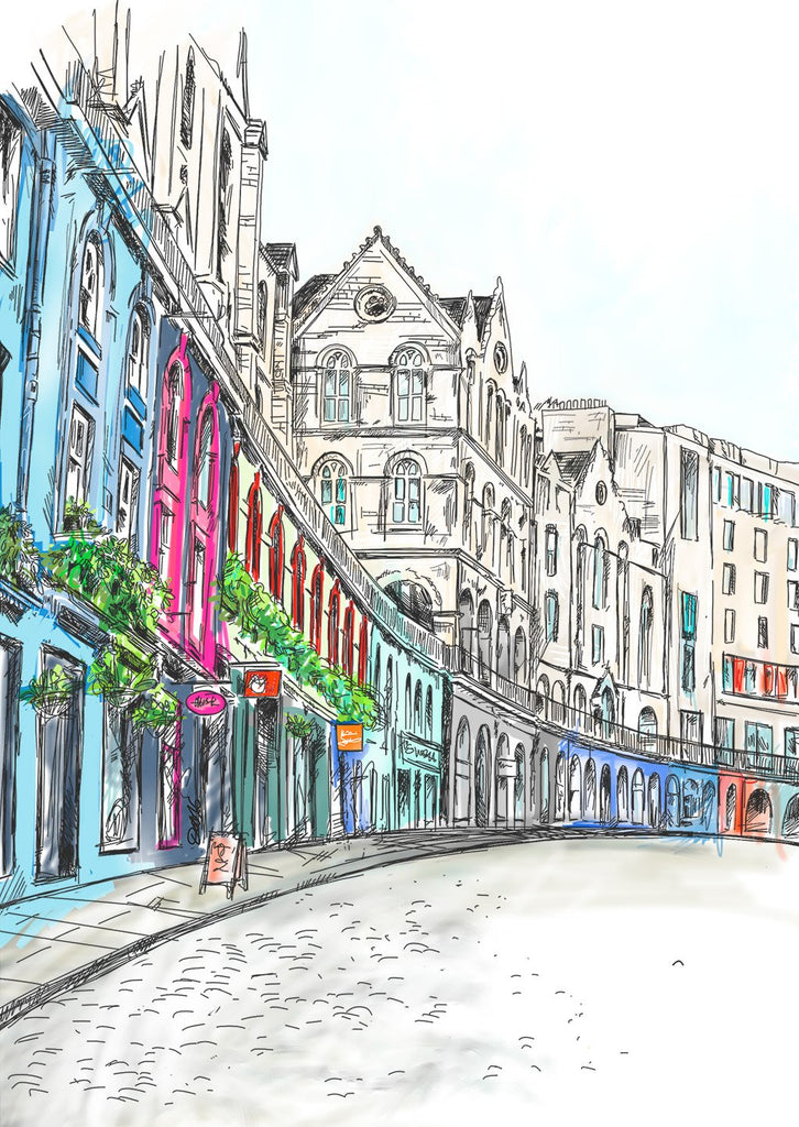 Victoria Street Edinburgh Card