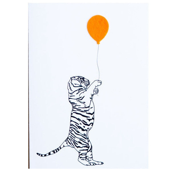 Party Tiger Birthday Card