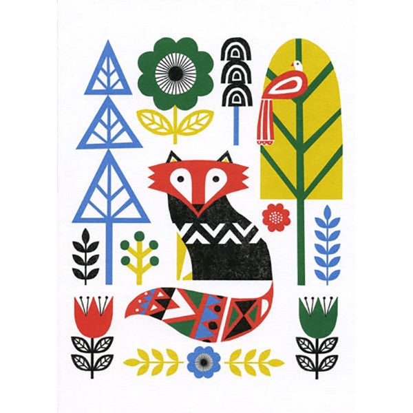 The Fox and the Trees Card