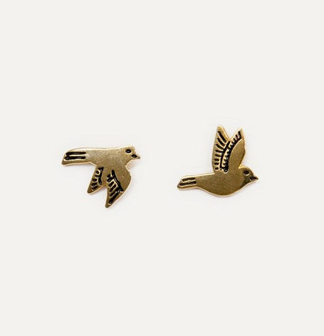 Swallow Earrings by Katy Welsh