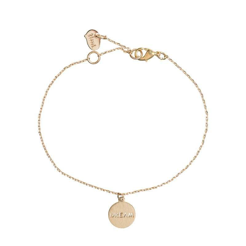 Dream Plate Bracelet Gold