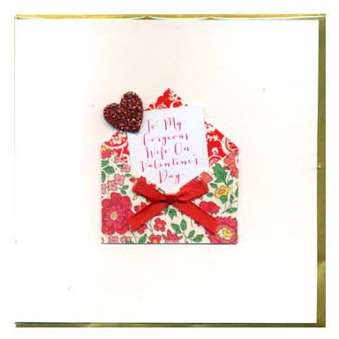 To My Gorgeous Wife Envelope Card