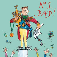 No 1 Dad Father's Day Card