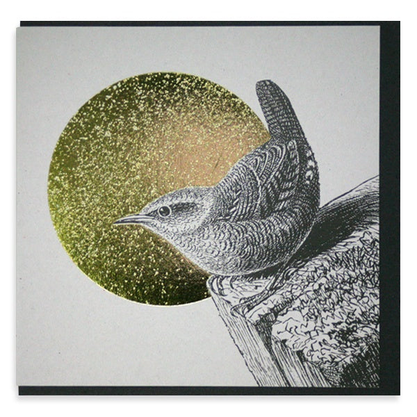 Wren Foiled Card