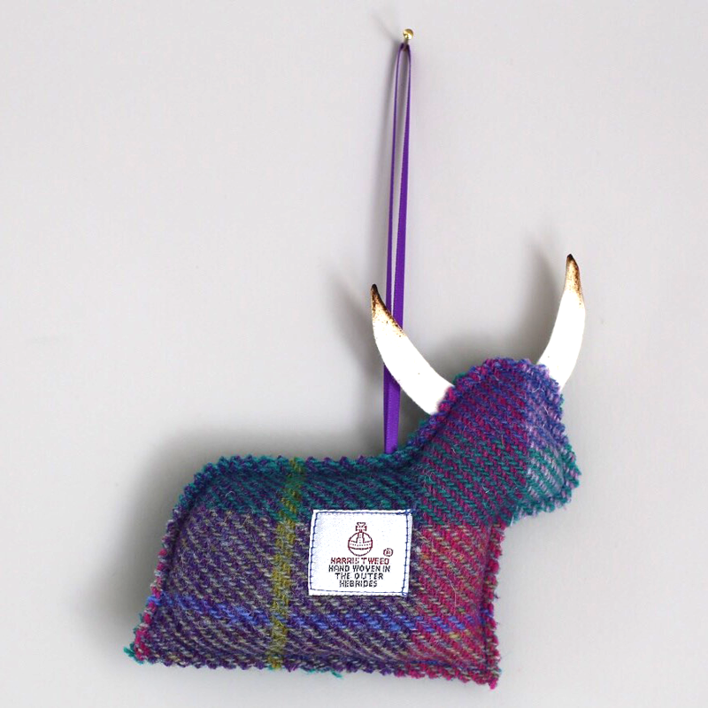 Harris Tweed Highland Cow