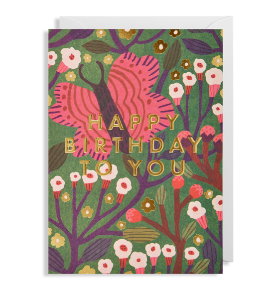 Butterfly Happy Birthday Card