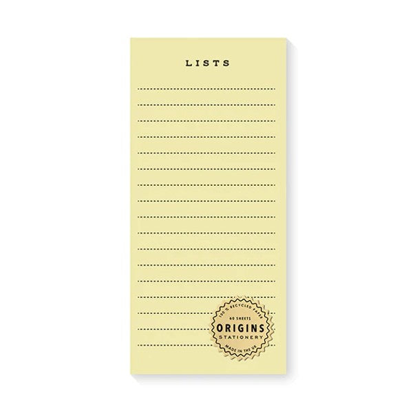 Origins Yellow List Pad
