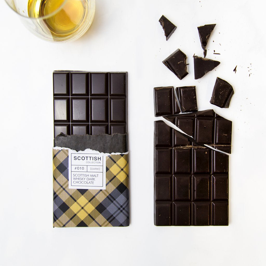 Dram Of Whisky Dark Chocolate Bar 100g