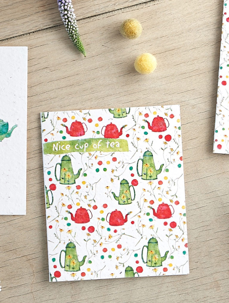 Nice Cup Of Tea Seed Card