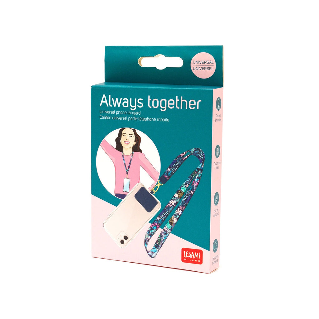 Floral Phone Lanyard