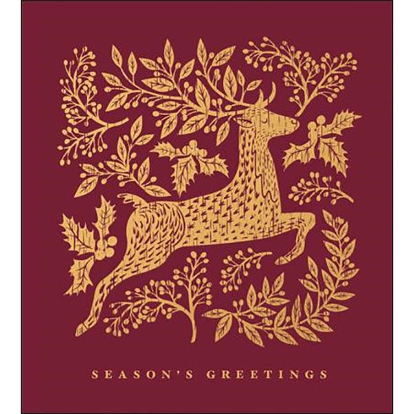 Christmas Stag Pack of 5 Cards