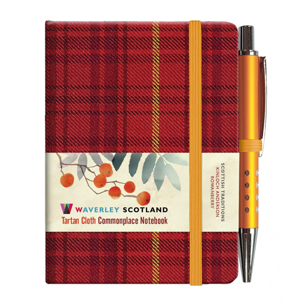Mini Tartan Notebook with Pen - Rowanberry
