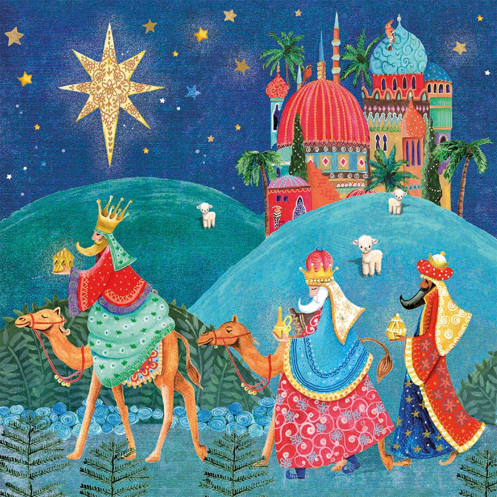 We Three Kings Pack of 5 Christmas Cards