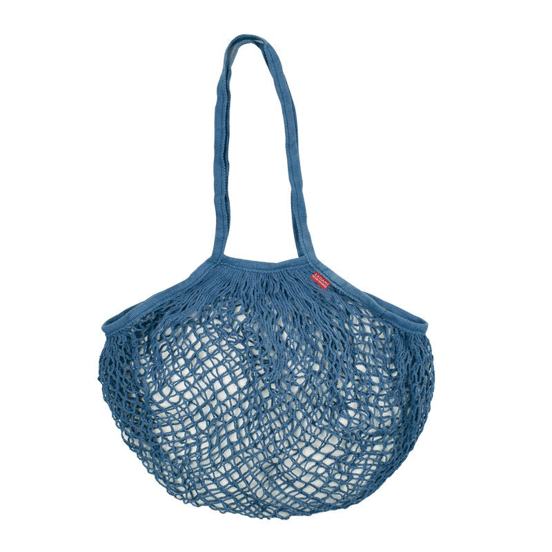 Cotton Mesh Bag Blue