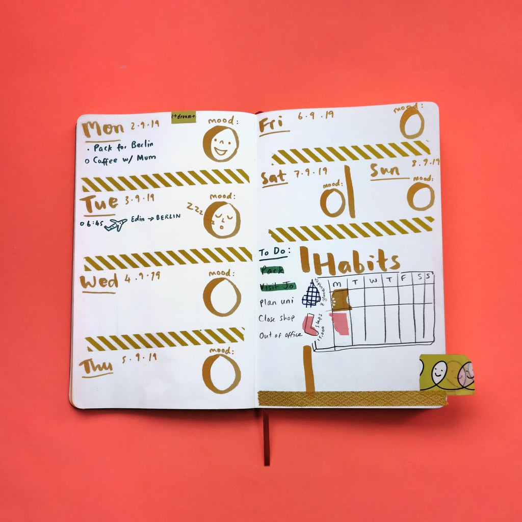 MT Washi Masking Tape - Bullet Journal Workshop - 5th January 3.30pm