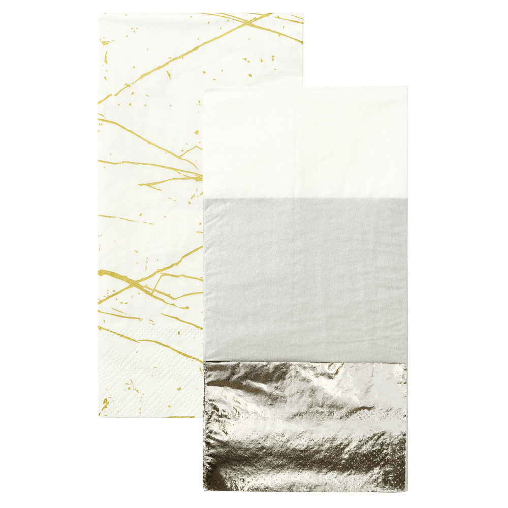 Napkin - Modern Metallics Narrow Double