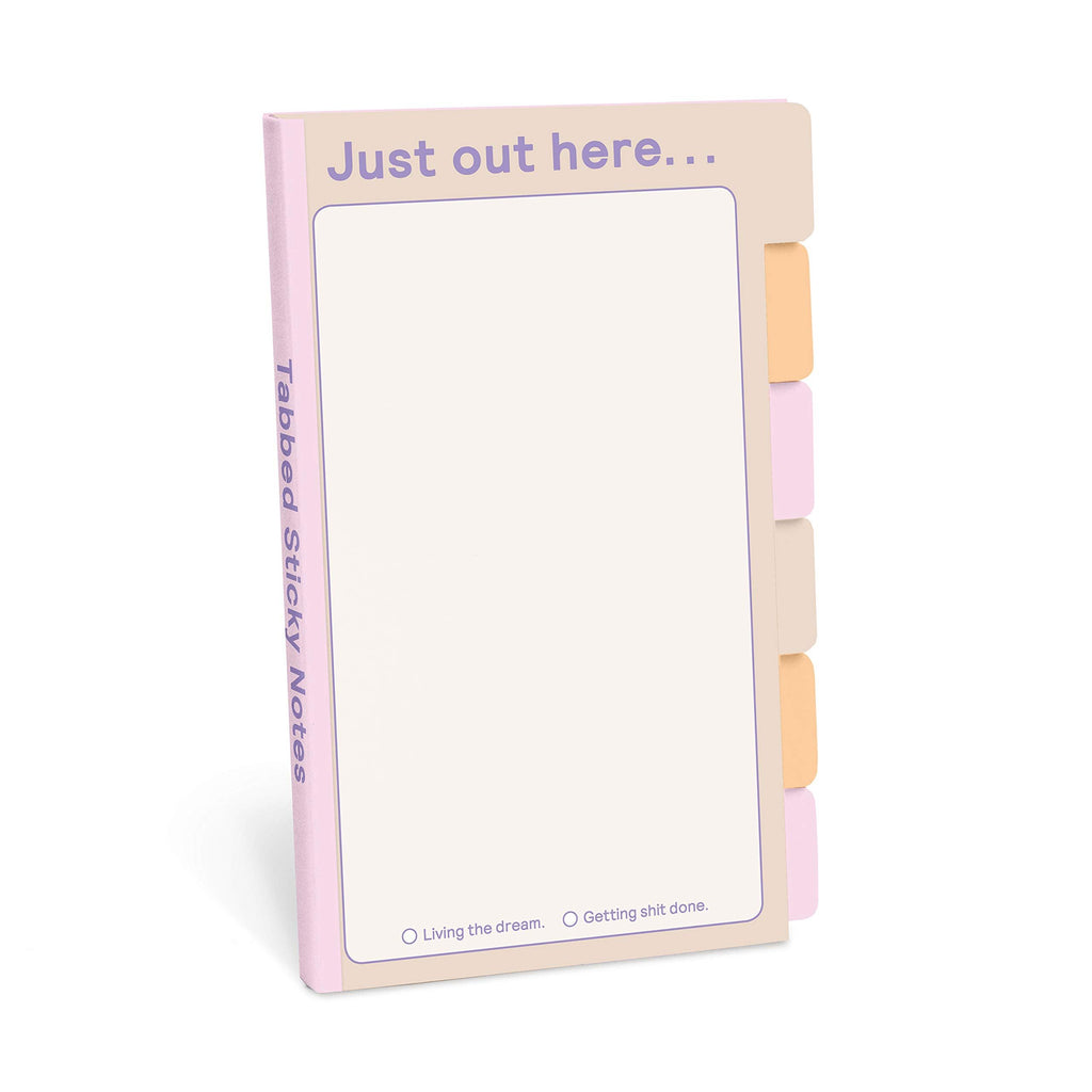 Just Out Here Tabbed Sticky Notes